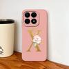 Чехол для Xiaomi 15T Pro 17 Pro Max Элегантные золотые буквы Мягкий жидкий силикон Защитная задняя крышка от падения для MI 15 T