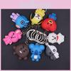 Adorable Bt21 Acrylic Keychain Anime Cartoon Kawaii Pendant Gift Fashionable Design Durable Material
