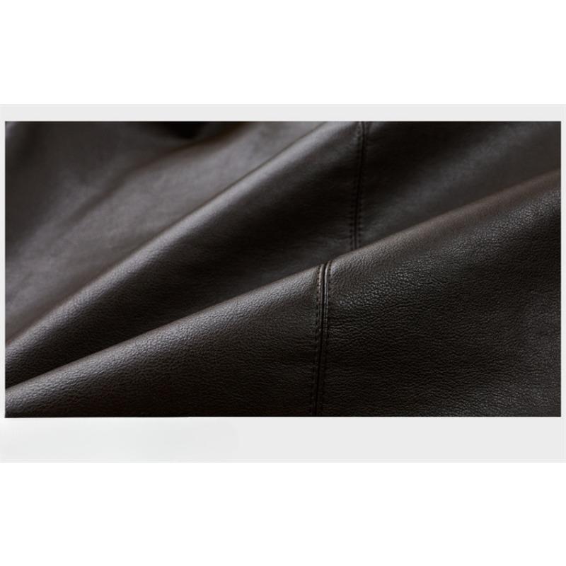 Куртка из натуральной кожи, мужская пуховая куртка, повседневная куртка с лацканами, короткая кожаная куртка, мужская зимняя куртка