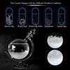 Globe Water Shape Weather Forecast Crystal Bottle Windstorm Glass Home Decor Gift
