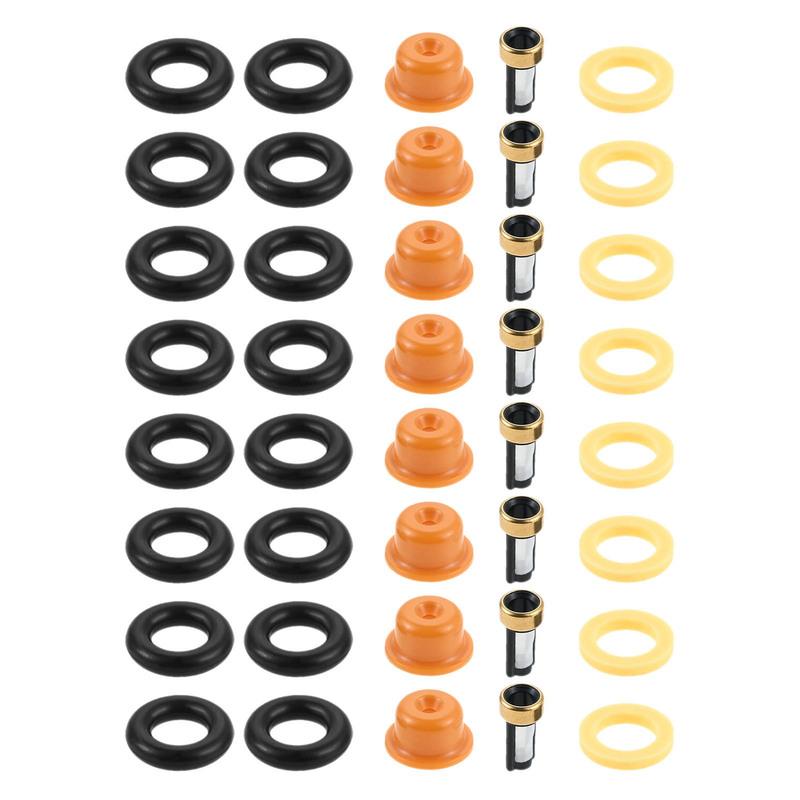 1Set For Ford MERC LINC V8 Injector Repair Kit TK712,For Ford Aerostar (97-86)/Bronco (92-87)/II (90-86)/Cougar (88)