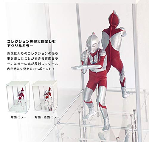 J STAGE Высокий Тип Без Светодиода Акриловый Чехол для Коллекции Фигурка Чехол (УФ-защита) (Заднее/нижнее зеркало/корпус белый)