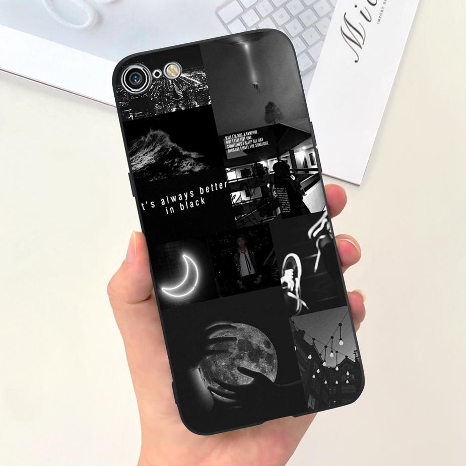 For Apple iPhone 7 8 Plus Case Cute Fashion Painted Back Cover Soft Silicone Phone Case For iPhone 8 Plus iPhone7 iPhone8 Bumper
