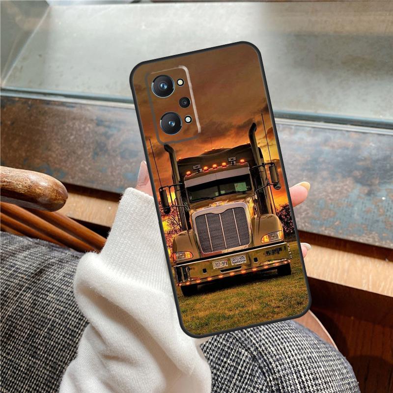 Cool Heavy Truck Car Case For Realme 12 Pro Plus 11 13 14 C63 C61 C55 C51 C53 C25 C65 C67 C71 C75 GT6 GT7 15 Pro