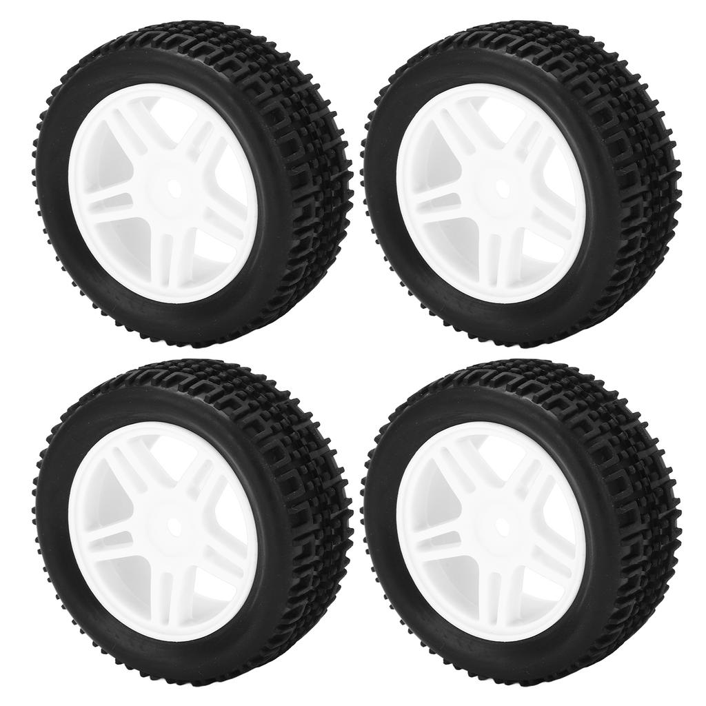 4PCS 75mm RC Car Tire U Type Rubber RC Vehicle Wheel Remote Control Car Tire for Wltoys 144001 114