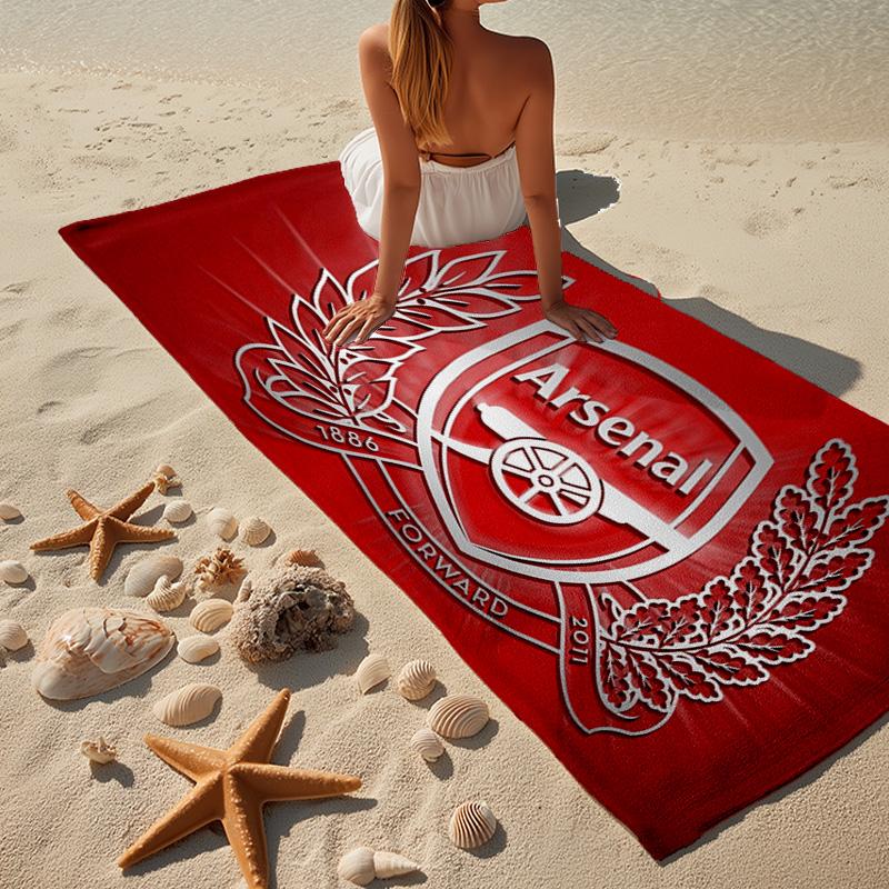 1PC Arsenal Celebration Moment Beach Towel - Soft,  Absorbent Microfiber, Lightweight, Ideal for The Beach, Parties, Travel, Camping fan gifts