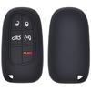 Для Jeep Grand Cherokee Compass Dodge Charger Chrysler 200 300 300C чехол для дистанционного ключа, защитный чехол для ключей, силиконовые автозапчасти