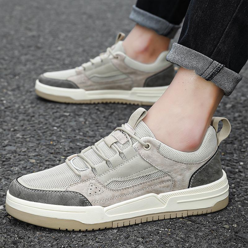 Модные мужские туфли для скейтбординга на шнуровке, универсальная мужская обувь, новые мужские кроссовки, повседневная обувь класса люкс для мужчин, удобная мужская обувь для ходьбы