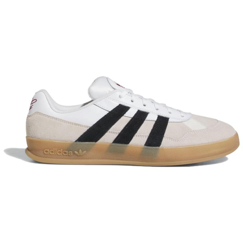 adidas Aloha Super Облачно-белые с черными деталями и резиновой подошвой Кроссовки IG5265