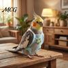 Parrot Travel Harness Diaper Clothes with Leash, Flight Diaper, Reusable Nappy Clothes, Outdoor Training for Parakeet Budgies Conure Lightweight