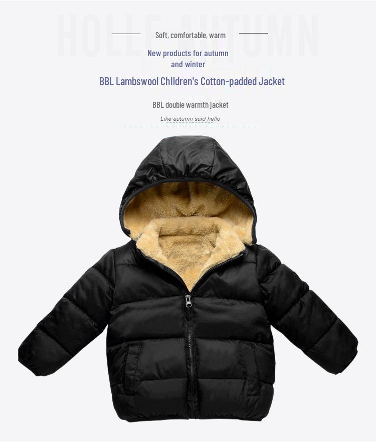 Детская зимняя верхняя одежда: Куртки из шерсти ягненка с хлопковой подкладкой и пуховики для мальчиков и девочек, детские теплые куртки