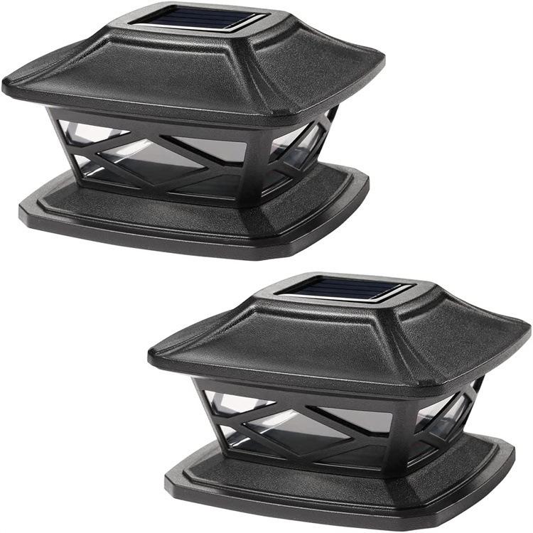 Солнечные уличные фонари для столбов 4x4 5x5 6x6 Яркие светодиодные фонари для столбов для забора, сада или патио Водонепроницаемые фанерные фонари для забора