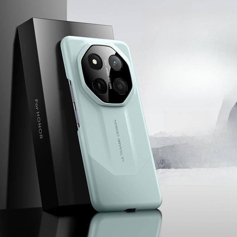 Подходит для чехла для мобильного телефона Honor X60 Высококлассный простой Honoror Противоударный X60pro Всесторонний Однотонный кожаный чехол для бизнеса для мужчин и женщин