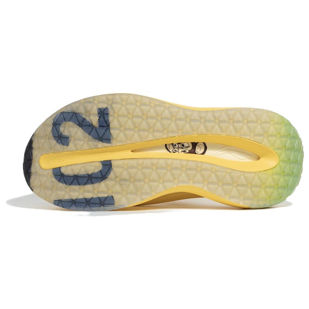 Li Ning Cloud Travel Slay Rebound Trend Sports Slippers Special Edition Women Slippers Milk-Sand-Yellow AZSS009-12