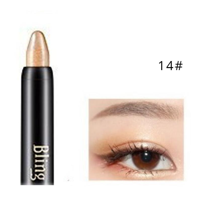 Перламутровые блестящие тени для век, прочная водостойкая не цветущая перламутровая гелевая ручка, карандаш для теней для век, женский инструмент для макияжа