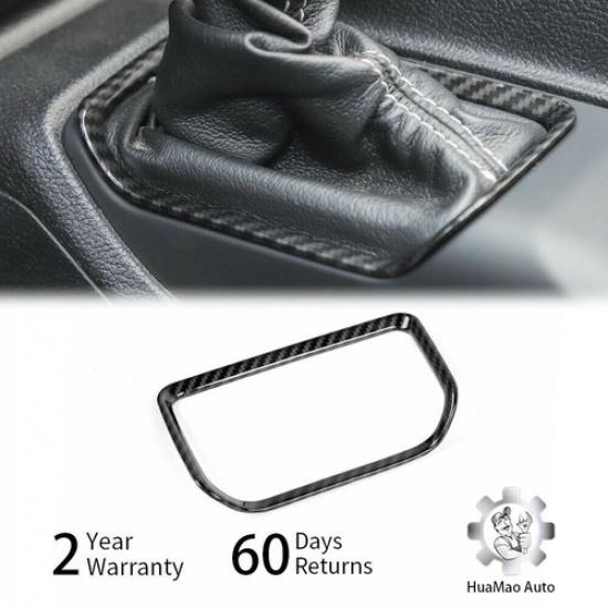 Carbon Fiber 4WD Drive Gear Shift Cover Trim Frame For Jeep Wrangler JL JT 2018+