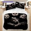 Horror Movie Posters Set Bedding 1 Duvet Cover 2 Pillowcase Without Core Christmas Birthday Gift Bedding Set Soft And Comfortable