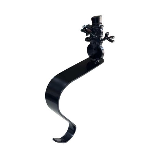 Рождественский крючок для чулка Нескользящий металлический держатель для чулка Олень Снежинка Снеговик Дерево Каминный крючок для подвешивания рождественских украшений Венков Украшение для вечеринки