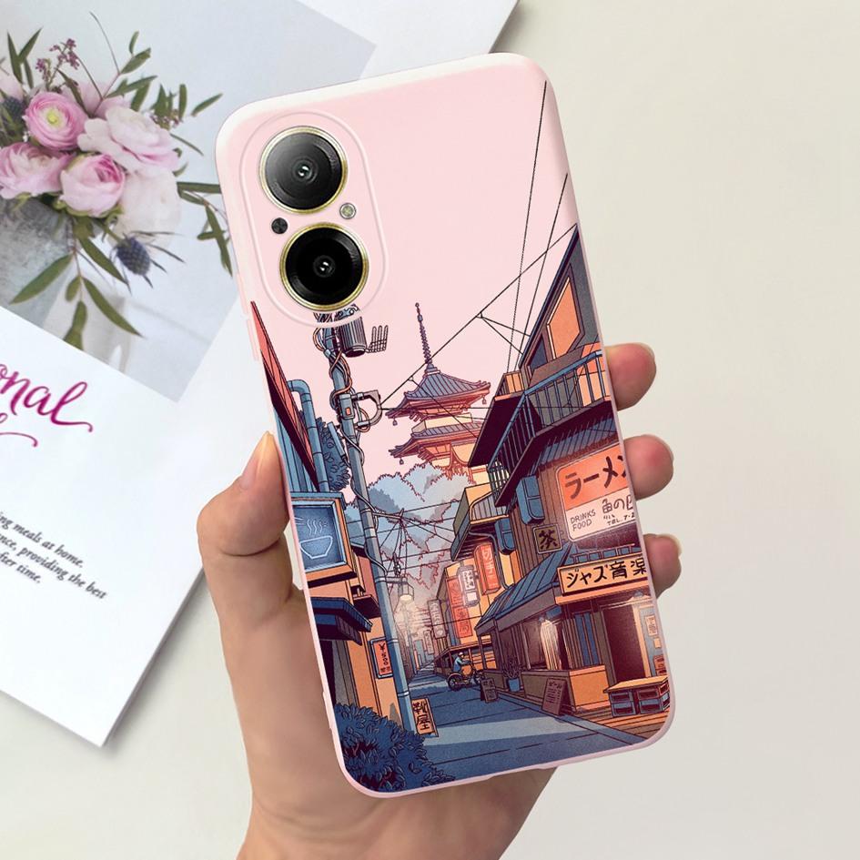 For Realme C67 4G Case RMX3890 Shockproof Cover Fashion Marble Slim Soft Silicone Phone Case For RealmeC67 4G C 67 Protect Shell