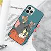 JT49 Tom and Jerry Black Soft Case for OPPO Reno 8 6 5 4 Pro Plus Find X3 A17 A3 A31 A38 A40 A53 A54 A55 A74 A76 A78 A77 A80 A94 A95 A96 Lite