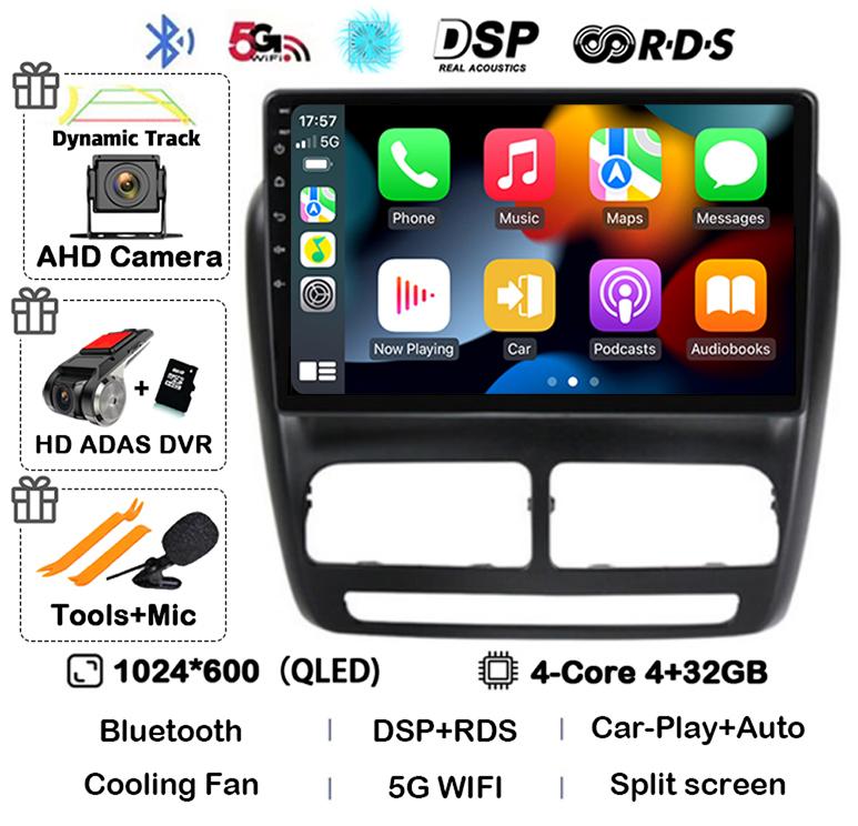 Android 14 Автомагнитола Carplay Auto для FIAT DOBLO для OPEL COMBO TOUR 2010 2011 2012 2013 2014 2015 GPS Мультимедийный Стереопроигрыватель