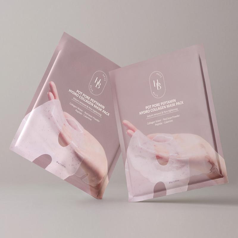 HEVE BLUE Горшочек Pore Peptamin Hydro Collagen Mask Pack 35г*4шт