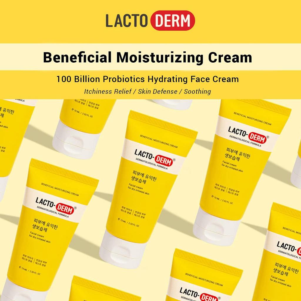 LACTO-DERM Beneficial Skin увлажняющий крем-лосьон для лица и тела – глубокое увлажнение и защита кожного барьера (100мл)