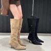 Fashion New In Woman High-heeled Boots Knee High About The Knee Trend Elegant Fashion Pointed Toe Designer Sexy