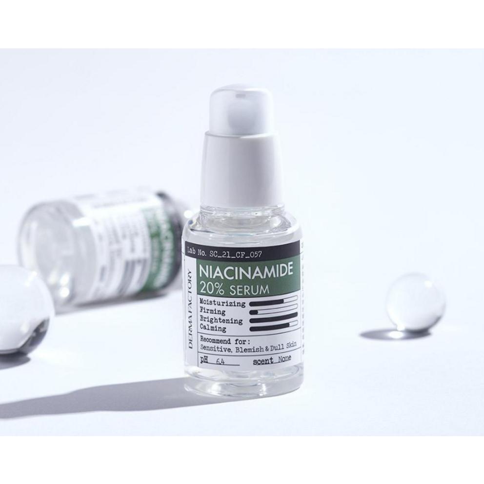 Derma Factory Сыворотка с ниацинамидом 20%, 30 мл, 4 шт.