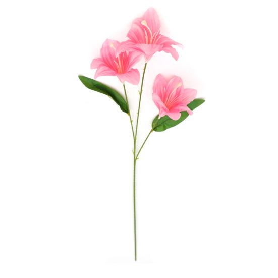 Simulated Flower Fake Lilies Silk Material Home Office Wedding Party Appearance Faux Flower Christmas Decoration
