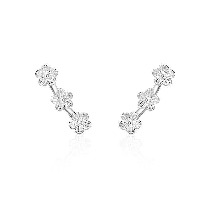 Серьги из стерлингового серебра 925 пробы, новые женские модные украшения, высокое качество, синие, розовые, белые, фиолетовые, с кристаллами циркона, хит продаж, серьги