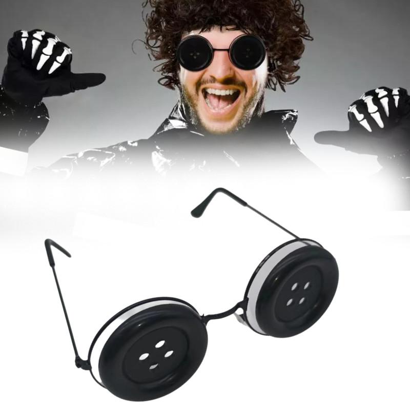 Secret The Coraline Door Cos Button Glasses Halloween Party Dress Accessory Up