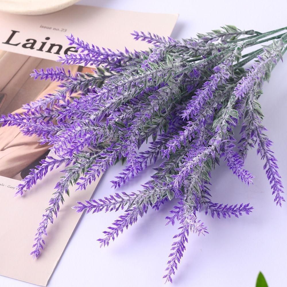 Plastic Provence Lavender Wedding Fake Plants Gifts Artificial Flowers  Table Decoration