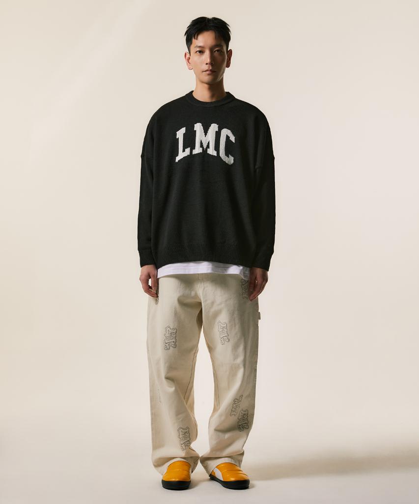 Свитер LMC с аркой из вязки, кремовый