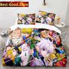 Hunter X Hunter 3D Японский Аниме Комплект Постельного Белья Печатный Комплект Пододеяльник Простыня Наволочка Постель Мягкое Покрытие Для Одеяла Полный Queen King Размер