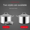 Daily Use Stainless Steel Soup Pot With Lid Stockpot Pans Kitchen Supplies Soup Sauce Pan