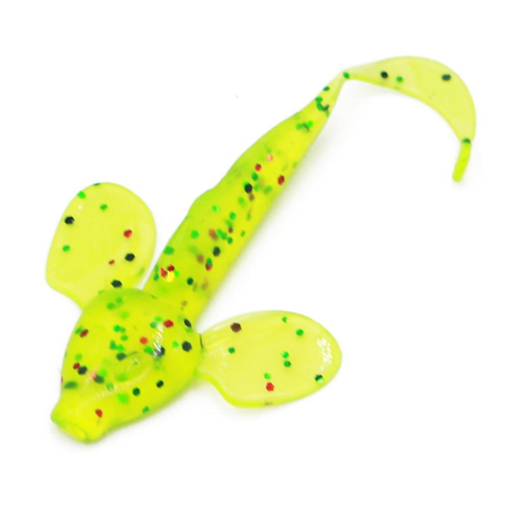 6PCS Lifelik Bait Maggots Silicone False Bait Fishing Soft Lures Soft Lure  Beginners