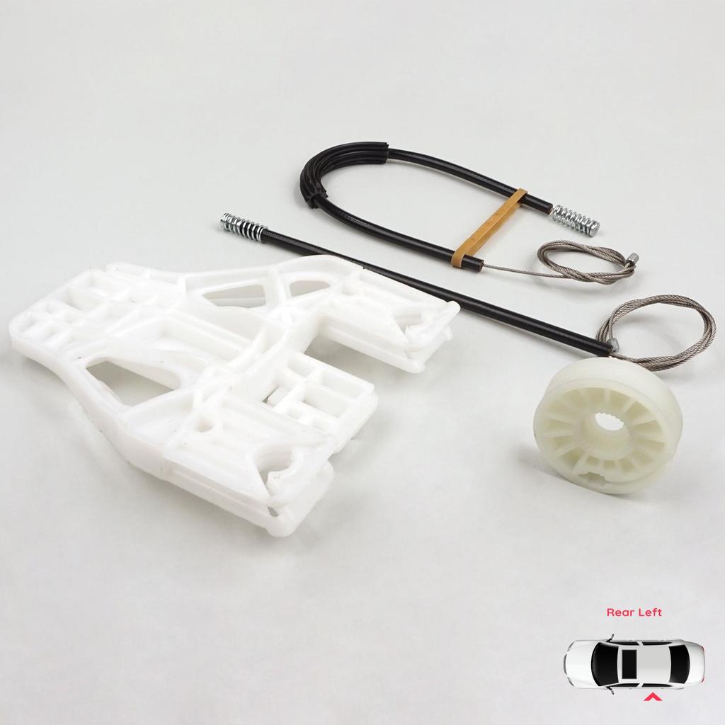 BWR872 Комплект для ремонта электрического стеклоподъемника, задняя левая дверь для A4 S4 B8 8K 8KH 8K5 8K2 2008-2015 4/5 дверей 8K0839461