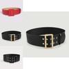 Womens Pu Material Belt With Circular Design For Daily Office And Party Looks