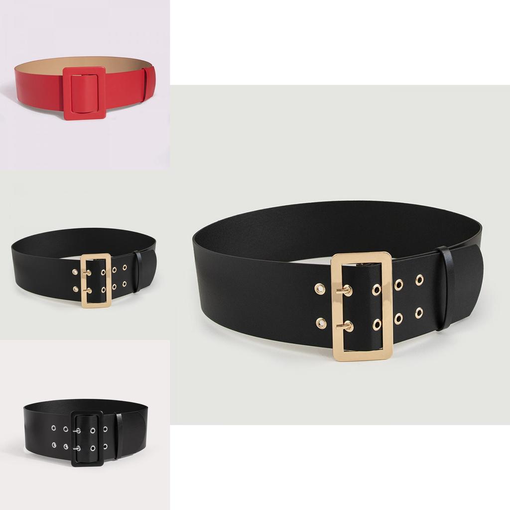 Womens Pu Material Belt With Circular Design For Daily Office And Party Looks