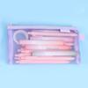 Large Capacity Stationery Bag Transparent Pen Bag Simple Zipper Bag  School Supplies