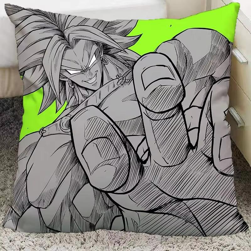 Чехлы на подушки для косплея по аниме Dragon Ball Декоративные для дома Квадратные с двусторонней печатью Наволочка для гостиной Подарок