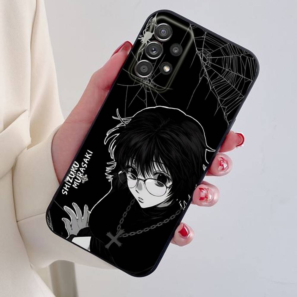 S-Shizuku M-Murusaki Phone Case For Samsung S24,21,22,23,30,Ultra,20,Plus,Note,10,9,Black soft silicone case TPU