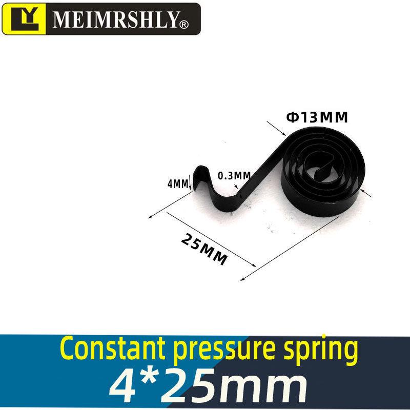 JR Motor Carbon Brush Holder Grip Bracket with Constant Force Spring, Aluminum Copper, 25*32*60 mm.