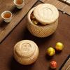 Desktop Ornament Bamboo Storage Basket Fruit Dried Fruit Snack Woven Basket Cute Tea Basket