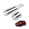 HUAHAO Set of Scuff Plates for the New Toyota Yaris Scratch and Stain Side Step Stainless Steel with a Mirror Easy Custom Parts for the Yaris Cross