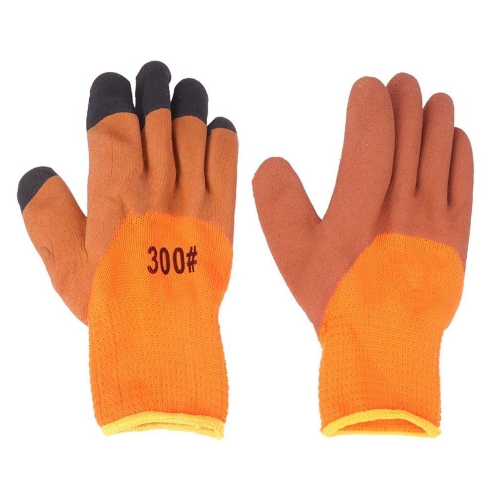 1 Pair Yellow Work Gloves Nitrile Pet Glove Safety Suppliers Protective Glove Work