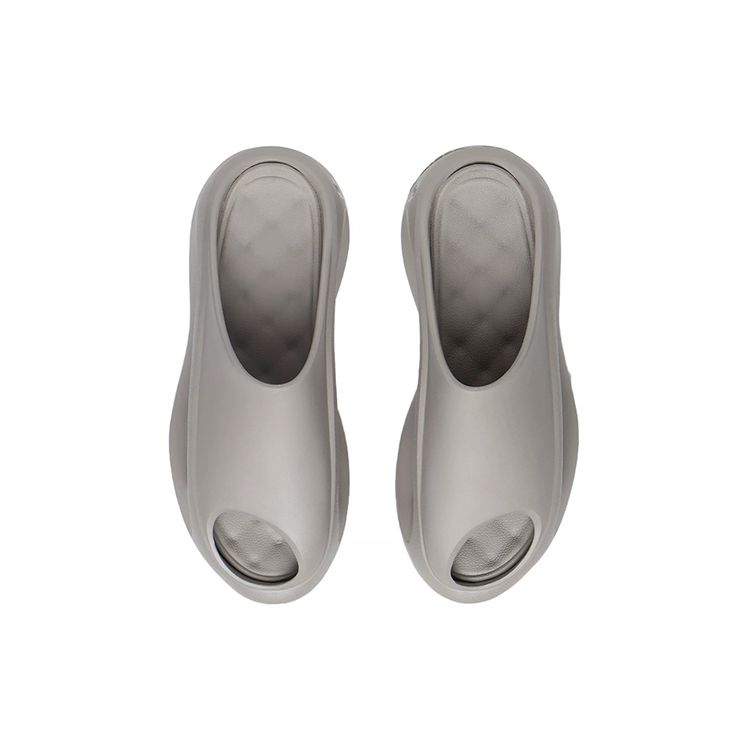 Li Ning Cloud Travel Slay нескользящие прочные сандалии-слайды унисекс сандалии серые AZST001-3