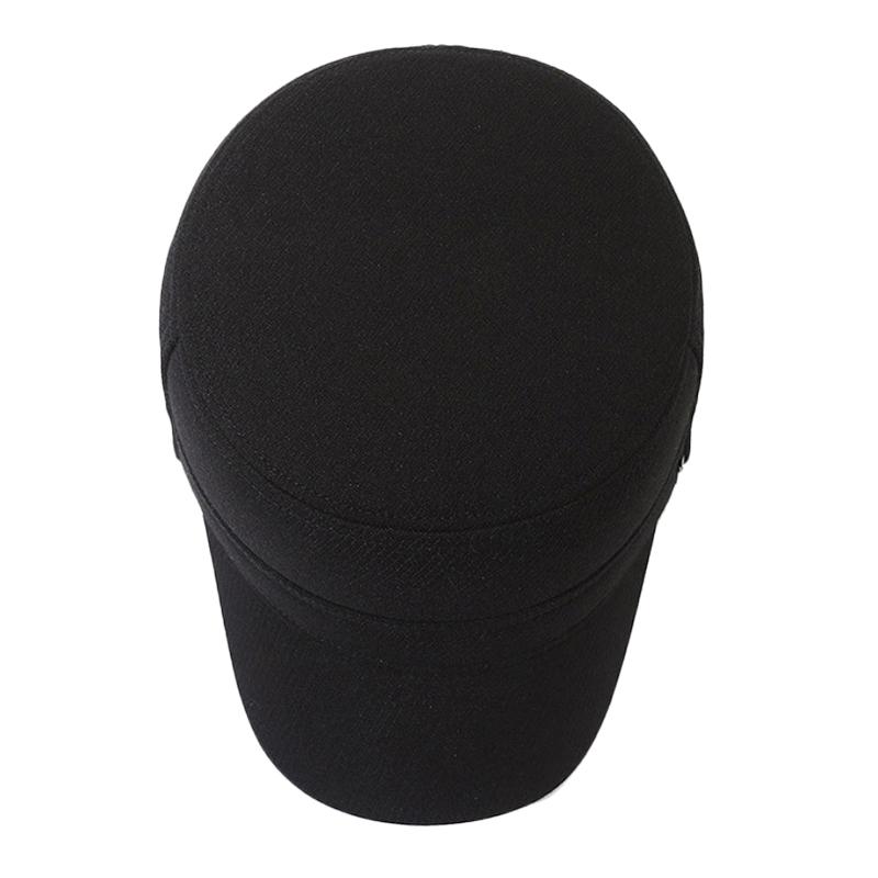 Мужская зимняя плоская кепка, бархатная толстая кепка, шерстяная хлопковая кепка, теплая кепка для защиты ушей для людей среднего и пожилого возраста