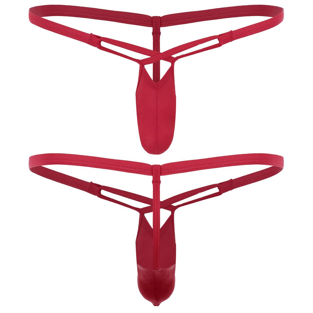 Мужские микро-стринги, эластичное нижнее белье, мужские шорты, трусы с низкой талией, стринги на бретельках